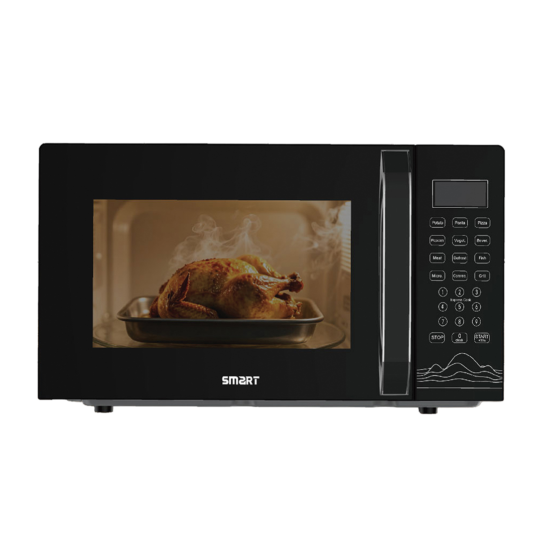 SMART SEM-C28LF 28L Digital Convection Microwave Oven | 900W Microwave, Grill & Convection